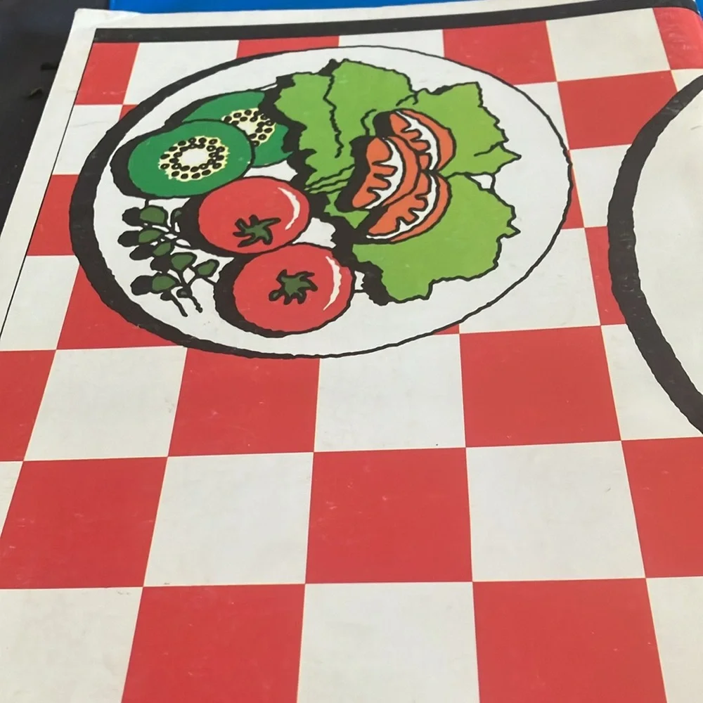 Soup's On! Cookbook - Red and White Cover